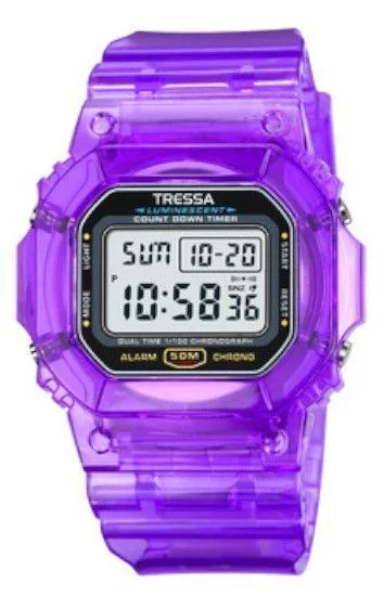 Reloj Tressa Caucho Digital Dama BALLOON-04