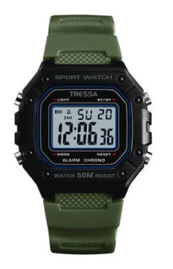 Reloj Tressa Caucho Digital Hombre PICK-01