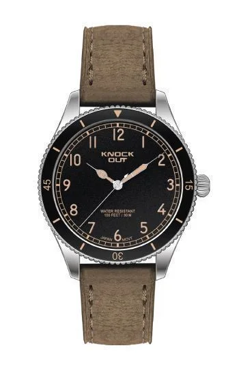 Reloj Knock Out Cuero Hombre 2607.043