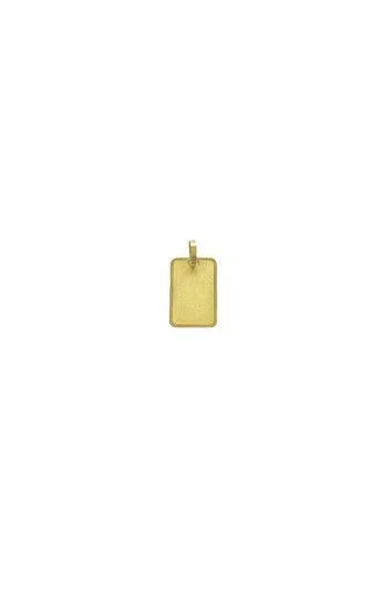 Medalla Rectangular con grabado interior 11X17mm