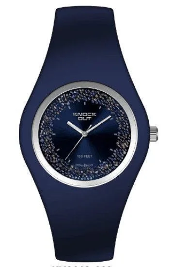 Reloj Knock Out Analogos Caucho Dama 8469.988