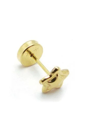 Abridor Oro 18 Kt. Estrella con Cuerpo
