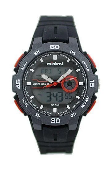 Reloj Mistral Caucho Ana-Digi GADX-VH-01