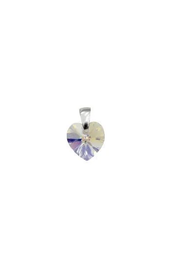 Dije de Crystal Corazon 14mm