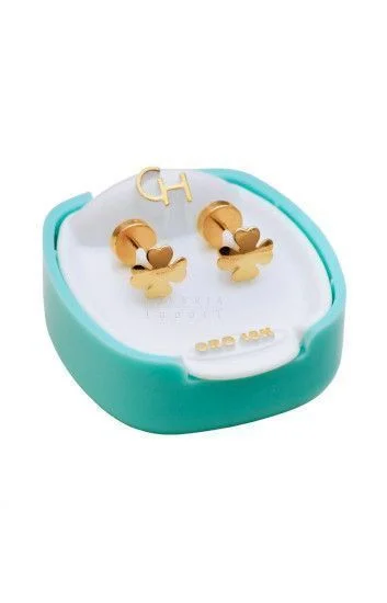 Abridor Oro 18 Kt. Trebol