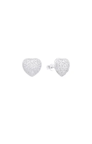 Aros de Corazon 10mm con Circones