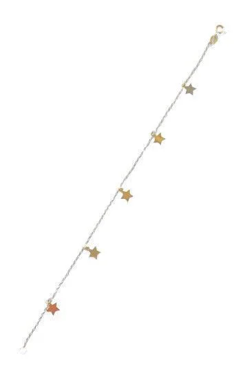 Pulseras Estrellas colgantes chicas