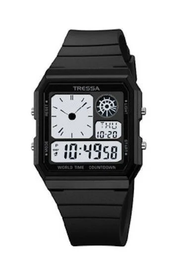 Reloj Tressa Caucho Digital Hombre GINO-01