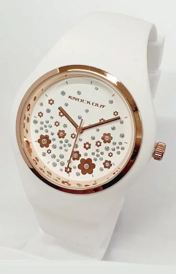 Reloj Knock Out Analogos Caucho Dama 8469.856
