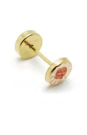 Abridor Oro 18 Kt. Facetado Piedra Roja
