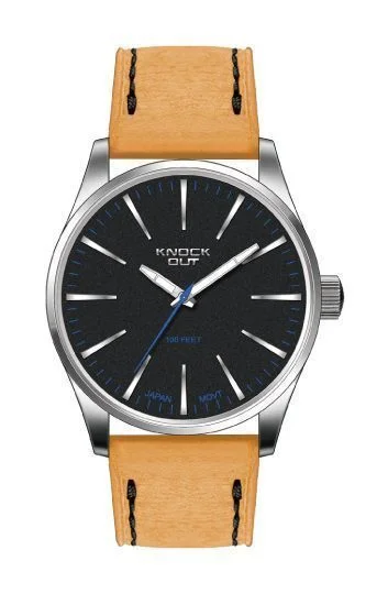 Reloj Knock Out Cuero Hombre 2602.048