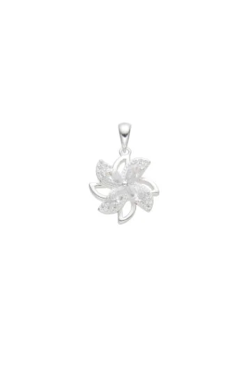 Dije de Flor con Cubic y Circones