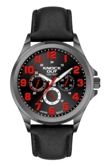Reloj Knock Out Cuero Hombre 2581.061