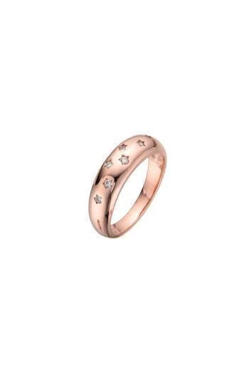 Anillo Inflado con Puntos de Luz en Forma de Estrellas