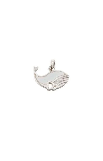 Dije Colgante de Ballena Esmaltada