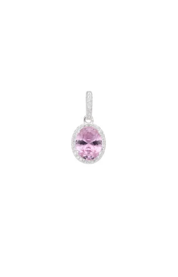 Dije con Cubic Ovalado con Circones
