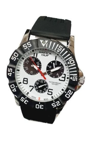 Reloj Knock Out Analogos Caucho Hombre 8464.031