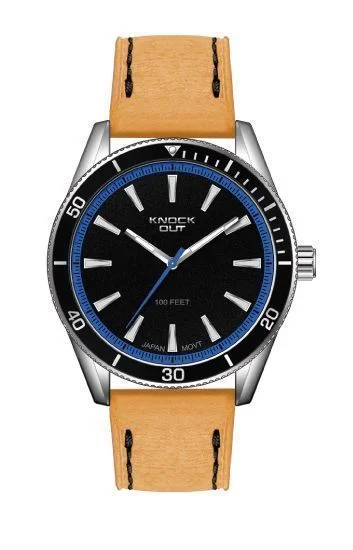 Reloj Knock Out Cuero Hombre 2603.038