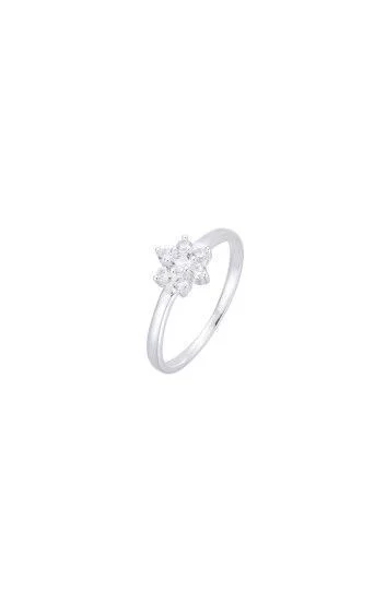 Anillo de Flor con Cubic
