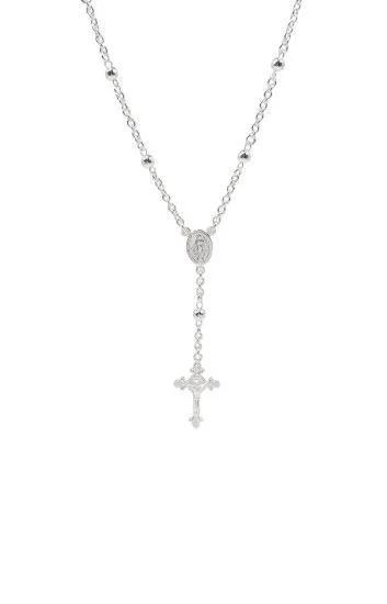 Rosario con la Medalla de la Milagrosa y Bolitas de 4mm
