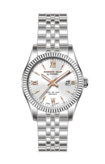 Reloj Knock Out Acero Dama 9128.125