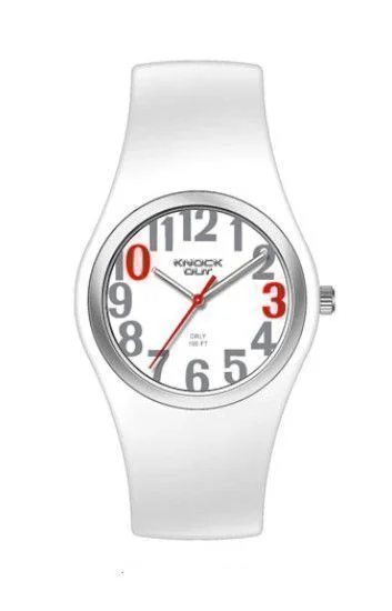 Reloj Knock Out Analogos Caucho Dama 8449.100