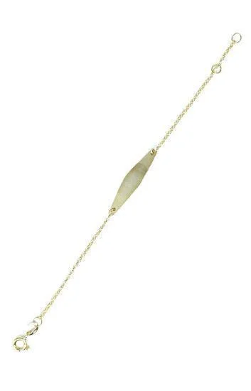 Pulsera Identidad Lisa Chapita 26x6mm