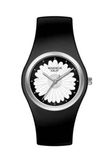 Reloj Knock Out Analogos Caucho Dama 8449.134