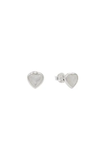 Aros de Piedra en Forma de Corazon 9mm