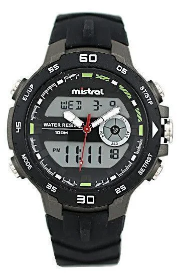 Reloj Mistral Caucho Ana-Digi GADX-VN-03