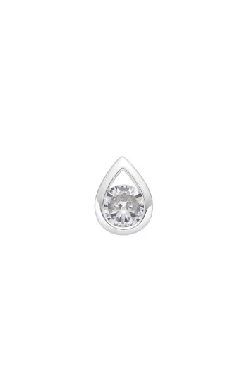 Dije Pasante de Cubic en Forma de Gota 7mm