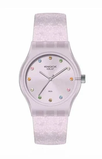 Reloj Knock Out Analogos Caucho Dama 8442.714