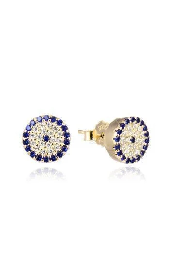 Aros Zarcillos de Ojo Turco