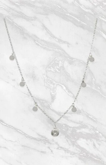 Collar con Piedra y Lentejuelas