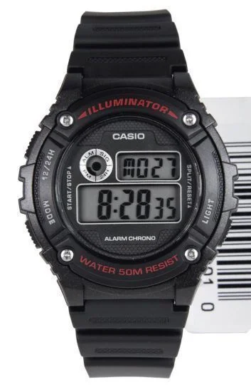 Reloj Casio Digital W216H-1A
