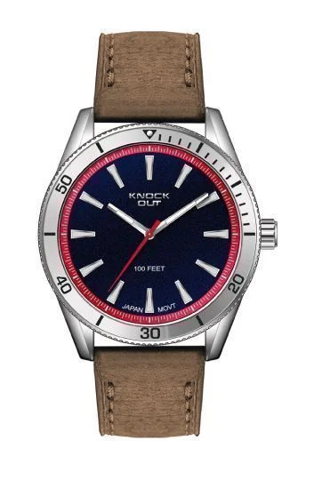 Reloj Knock Out Cuero Hombre 2603.083