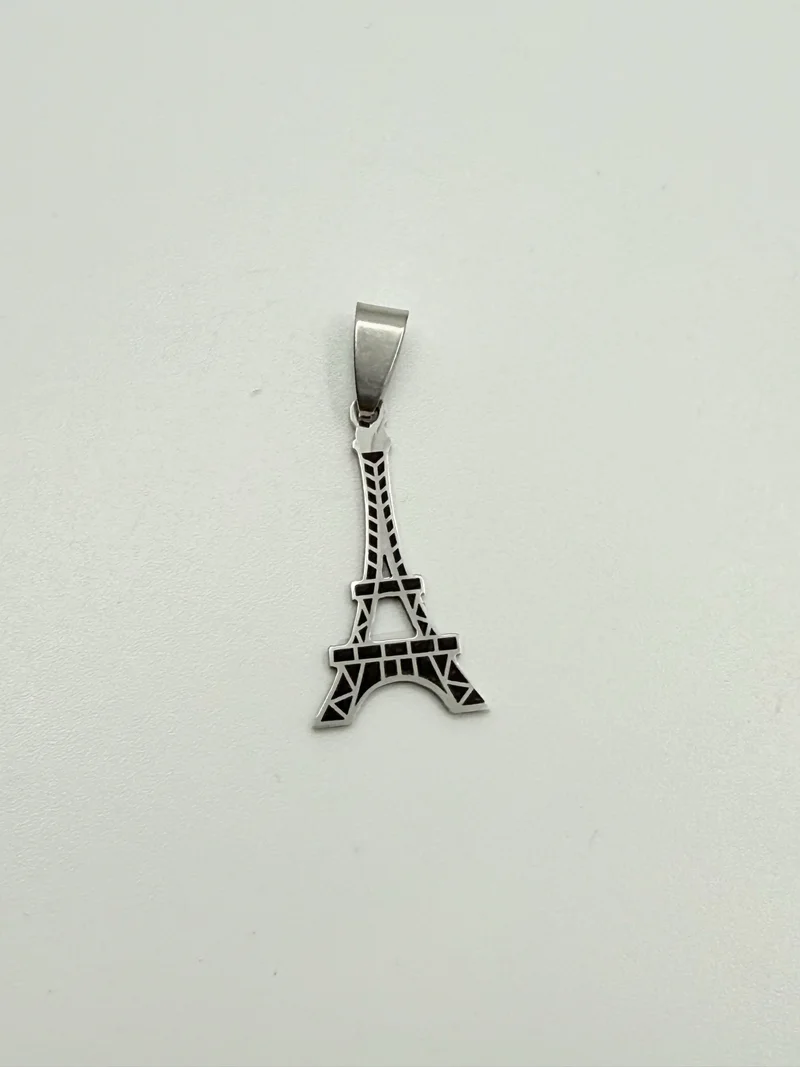Dije de acero quirúrgico Torre Eiffel