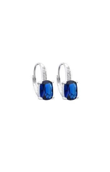 Aros Piedra Ovalada con Brisura
