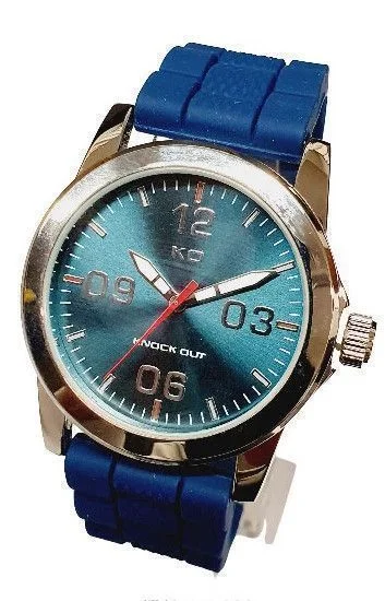 Reloj Knock Out Analogos Caucho Hombre 8474.088