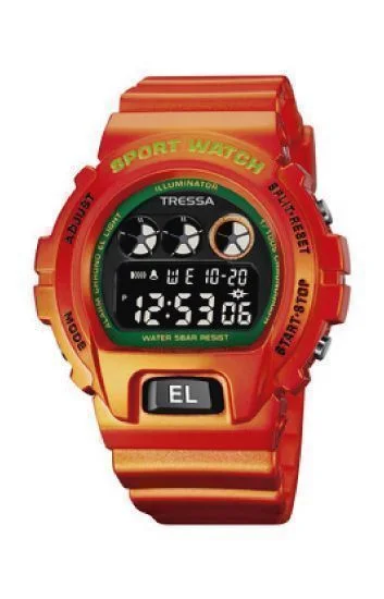 Reloj Tressa Caucho Digital Hombre POWER-06