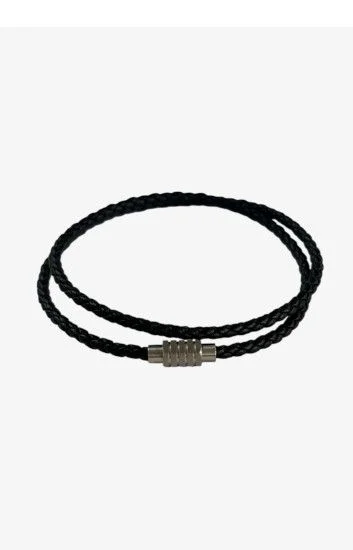 Pulsera Cuero y Acero PUA-2404