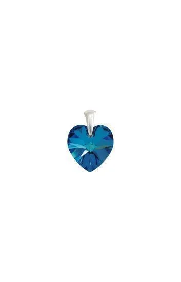 Dije de Crystal Corazon 14mm