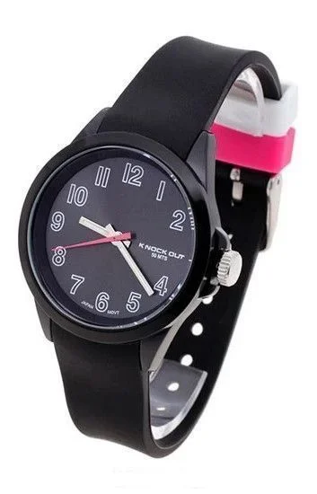 Reloj Knock Out Analogos Caucho Dama 8939.333