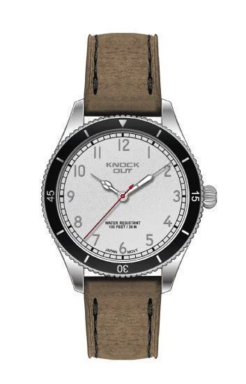 Reloj Knock Out Cuero Hombre 2607.064