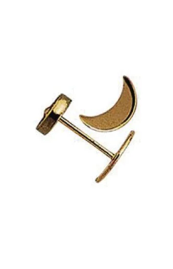 Abridor Oro 18 Kt. c/Tic Laminado Luna