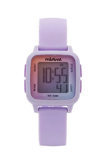 Reloj Mistral Caucho Digital Dama LDG-21824-06