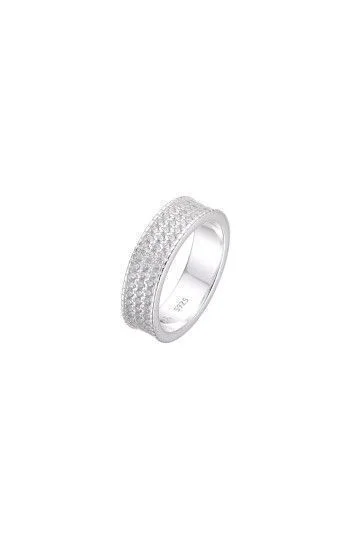 Anillo Sin Fin con 3 tiras de Cubics