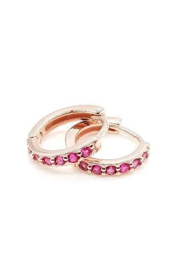 Aros Argolla Huggies con Circones 12mm