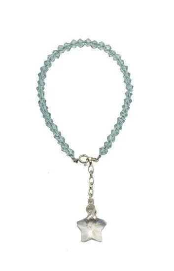 Pulsera de Cristal Checo con Dije