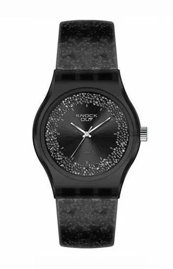 Reloj Knock Out Analogos Caucho Dama 8442.707